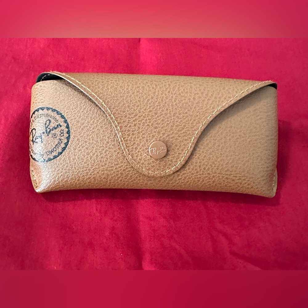 Ray-Ban Brown Leather Case for Sunglasses
